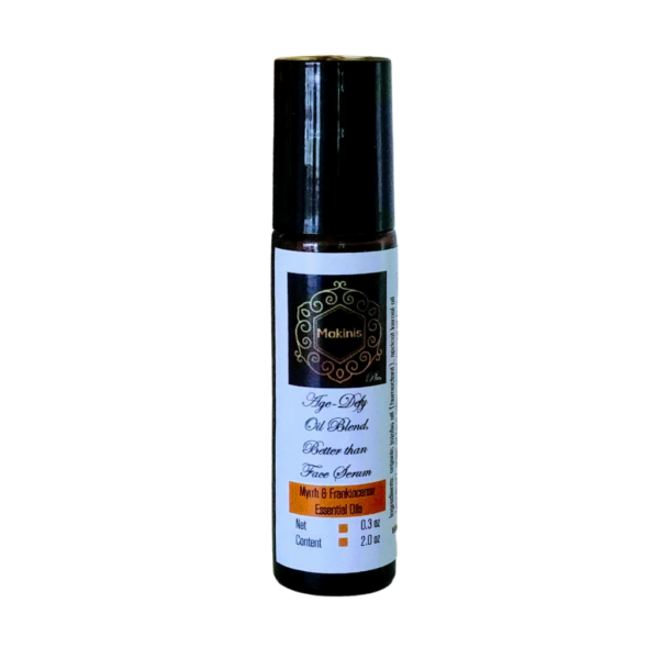 Myrrh and Frankincense Makinis Natural Age-Defy Oil Blend, Better than Face Serum - Image 3