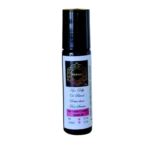 Rose and Lavender Makinis Natural Age-Defy Oil Blend, Better than Face Serum - Image 3