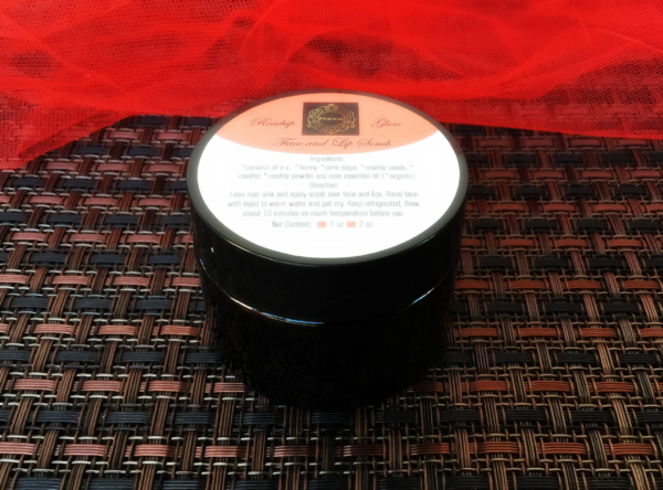 Makinis Rosehip Glow, Face and Lip Scrub